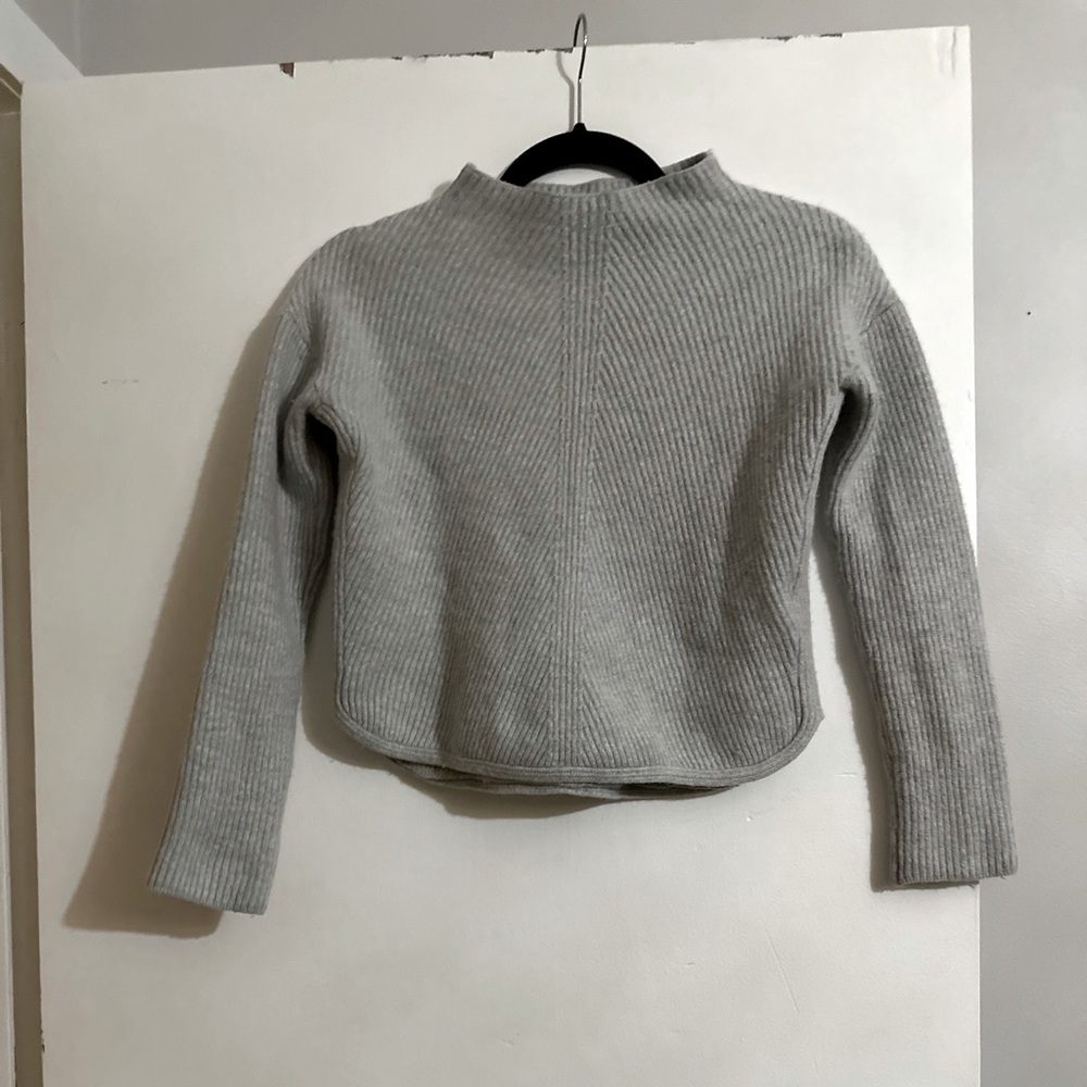 Babaton Grey Wool Blend Sweater